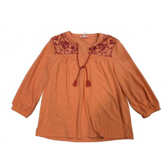 Westbound Petites Women's V-Neck Embroidered Top - NWT (New) - Size PM - Picture 3 of 3